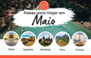 melhores países viajar maio