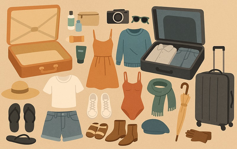 checklist viagem mala