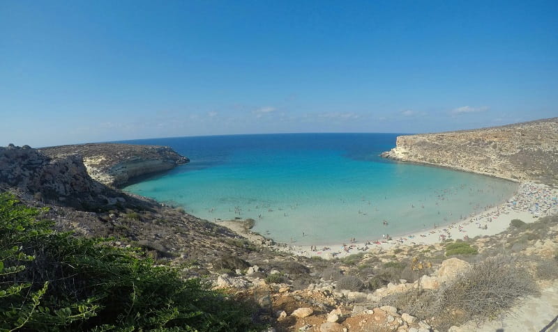 melhores praias itália
