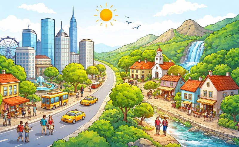 Capitais ou cidades pequenas onde viajar