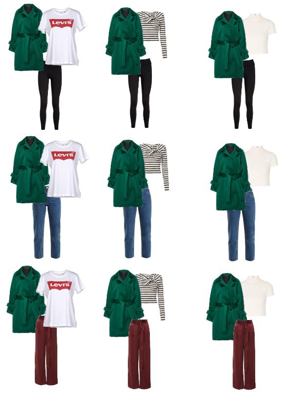 combinações mala cápsula