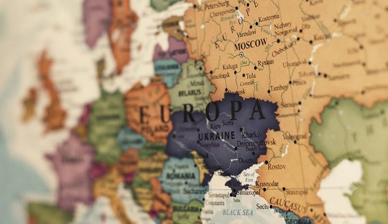 mapa guia leste europeu